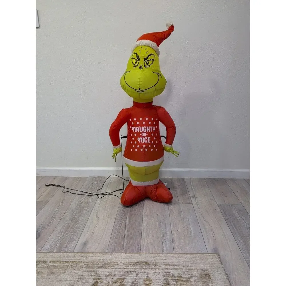 CHRISTMAS THE GRINCH DR SEUSS 4 FT Airblown Inflatable GEMMY